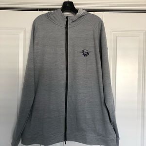 Men’s Puma XL Light Weight Gray Zip Up Hoodie